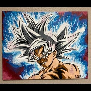 Dragon Ball Z Goku Ultra Instinct Hand Painted
